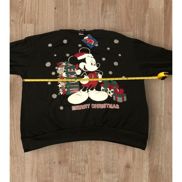 Vintage Mickey Unlimited Mickey Mouse Christmas Crewneck Sweatshirt 2XL - Picture 3 of 15